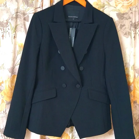 NWT, Banana Republic Black Blazer - Picture 1 of 7
